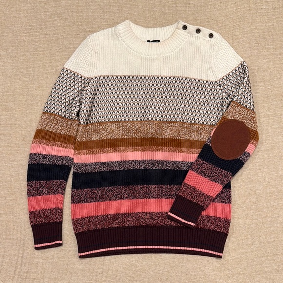 Talbots Multicolor Striped Women's Sweater‎ - Picture 2 of 7